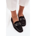 Dámské mokasíny H8-515 černé - Sweet shoes