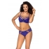 Dámská podprsenka semi soft 1030/1 Iris Fialová - Ava