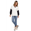 Dámská vesta BK076 ecru - BEwear