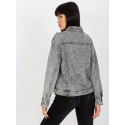 Dámská džínová bunda EM KR H1830.88 Šedá jeans - Ciminy