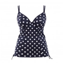 Vrchní díl plavek SW1451 Tankini modro-bílý - Panache