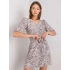 Dámské šaty LK SK 508079.47P Pudr růžová vzor - Lakerta