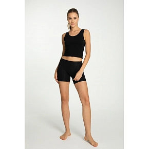 Dámské kalhotky Cotton Mood Shorts černé - Julimex