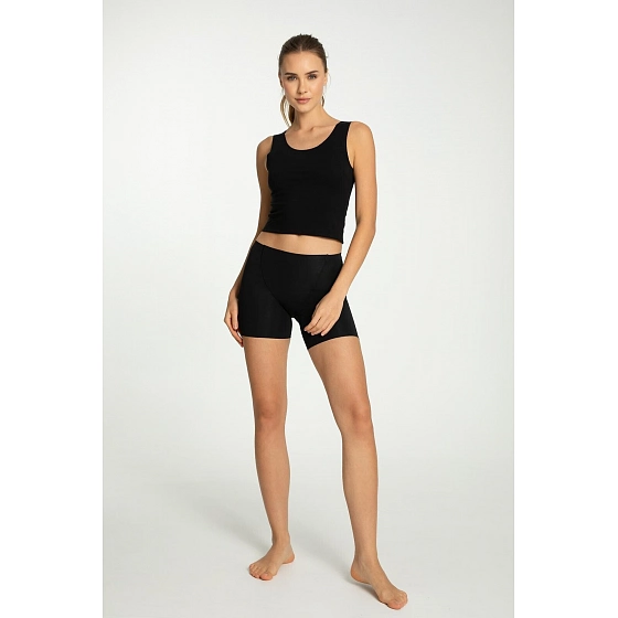 Dámské kalhotky Cotton Mood Shorts černé - Julimex