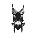 Dámský sexy korzet Lune Bellis Corset černý - Obsessive