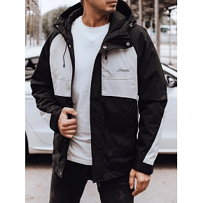 Pánská přechodná bunda TX4916 černo-šedá - FashionStreet Pánská přechodná bunda TX4916 černo-šedá - FashionStreet
