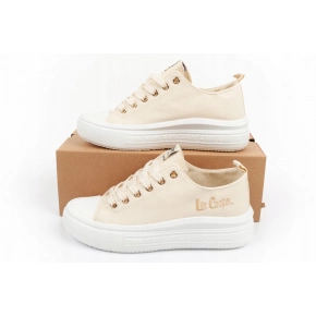 Dámské sportovní boty LCW-24-44-2464L Světle béžová s bílou - Lee Cooper