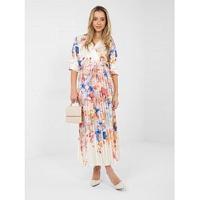 Dámské šaty 18828.92 ecru - FPrice Dámské šaty 18828.92 ecru - FPrice