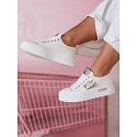 Dámské tenisky na platformě TRENDIS ZY0703 bílé - FashionStreet