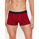 Pánské boxerky 3PACK U3BG25K6YW0 P53M černočervené - Guess