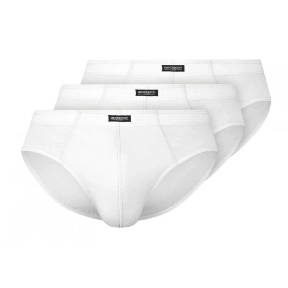 Pánské slipy CLASSIC 3P 1446-K121 Bílé - Henderson