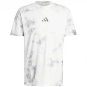Pánské tričko All Szn Wash Tee M IX1260 bílé žíhané - Adidas