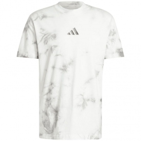 Pánské tričko All Szn Wash Tee M IX1260 bílé žíhané - Adidas