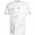 Pánské tričko All Szn Wash Tee M IX1260 bílé žíhané - Adidas