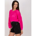 Dámský svetr BA SW 9008.35P fluo růžový - FPrice