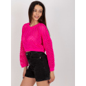 Dámský svetr BA SW 9008.35P fluo růžový - FPrice