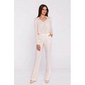 Dámské kalhoty S371 slonovinová - Stylove XL