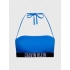 Dámská plavková podprsenka Bandeau KW0KW01966 C4X modrá-černá - Calvin Klein