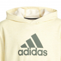 Dětská mikina Badge of Sport Hoodie Jr HN8469 žlutá - Adidas