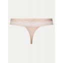 Dámská tanga UW0UW02473 DW5 sv. béžové - Tommy Hilfiger
