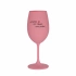 PROTOŽE BÝT ČÍŠNICE NENÍ PRDEL - růžová sklenice na víno 350 ml