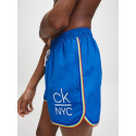 Pánské plavecké šortky KM0KM00459-CJR modrá - Calvin Klein