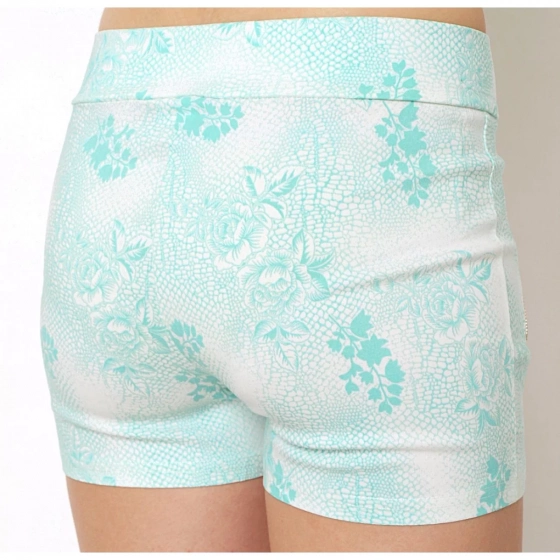 Dámské bavlněné  šortky SS-S711 mint - BLACK&FISH