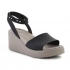 Dámské sandály Brooklyn s kotníkovým páskem 209406-07H černé - Crocs