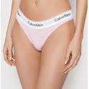 Dámská tanga F3786E TOE - pastelově růžová - Calvin Klein
