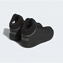 Unisex junior kotníčková obuv Hoops Mid 3.0 K Jr HR0228 Černá - Adidas