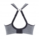 Podprsenka balkonetka Sports Balconnet charcoal marl 9441 melanž - Sculptresse