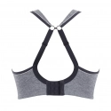 Podprsenka balkonetka Sports Balconnet charcoal marl 9441 melanž - Sculptresse