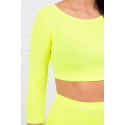 Dámský set 9084 Neon žlutá - K-Fashion