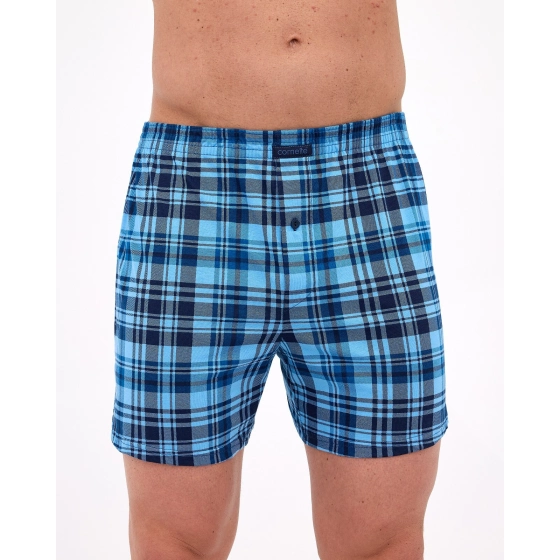 Pánské boxerky Comfort 002/321 Modrá mix - Cornette