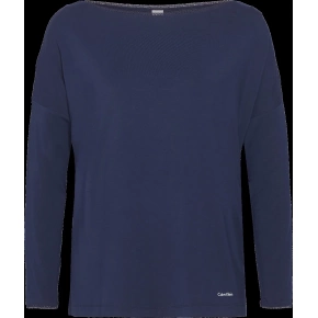 Dámské tričko na spaní QS6264E-2VZ tmavěmodrá - Calvin Klein