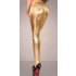 Sexy legíny v koženém vzhledu zlaté F2127 - In Style fashion