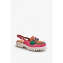 Dámské sandály MR38-656 růžovo-oranž-zelené - Step in style