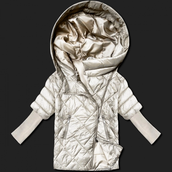 Dámská bunda Minority (M2-6701-12) ecru - Goodlooking