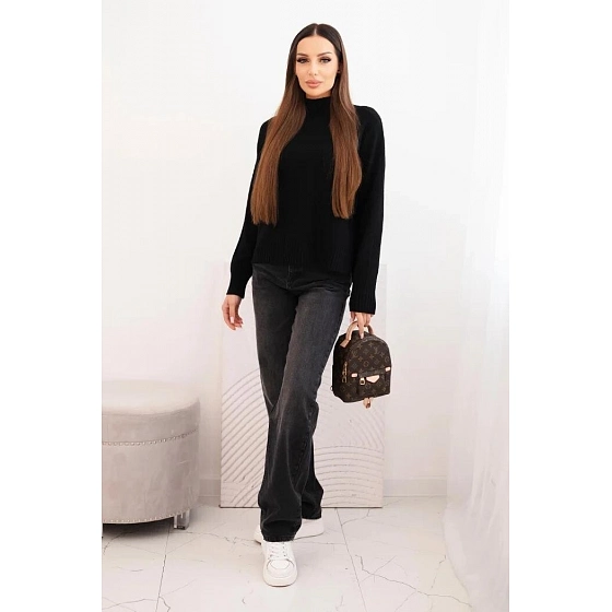 Dámský svetr 2020.17 černý - Kesi