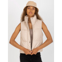 Dámská vesta NM KZ D2 3815-62.83 Světle béžová - FPrice