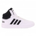Pánské sportovní boty Hoops 3.0 Mid M GW3019 Bílá s černou - Adidas