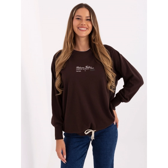 Dámská halenka RV BL A870.45 tmavě hnědá - FPrice