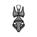 Dámské svůdné body Mercuris Teddy černé - Obsessive