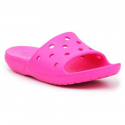 Dětské nazouváky Classic Slide 206396-6QQ Neon růžová - Crocs