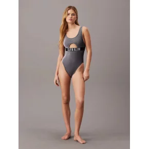 Dámské jednodílné plavky KW0KW02640 BEH černé - Calvin Klein
