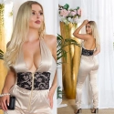 Sexy kombinéza 18549 se šněrováním - Koucla