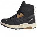 Dětské zimní kotníkové boty Terrex Trailmaker Jr FZ2611 Černá s hnědou - Adidas