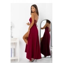 Dámské dlouhé šaty  model 222674 bordó - With You