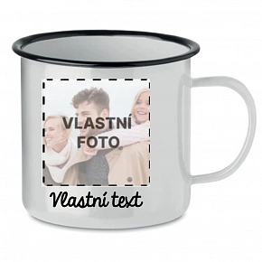 Personalizovaný retro plecháček s fotografií 