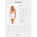Svůdná košilka Amor Blanco chemise - Obsessive